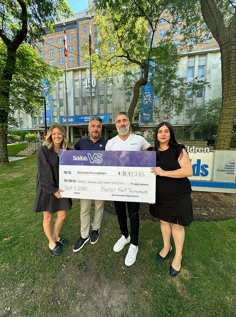 Third annual golf tournament donation